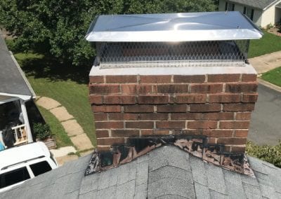 Lifetime warrantied custom chimney cap-res